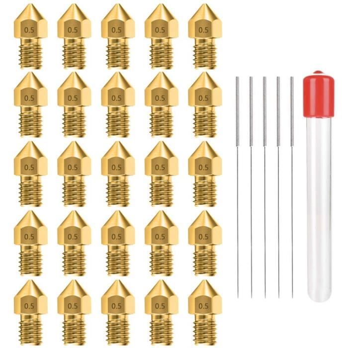 BUSE MK8 EXTRUDEUSE En Acier Super Dur Imprimante Filetée Buse Design