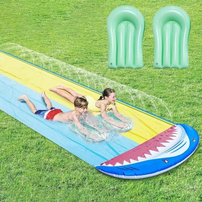 Toboggan Aquatique ACTOYS – 488x85 Cm Ou 500x145 Cm – Arroseur, Fixation 4 Ancrages – Été