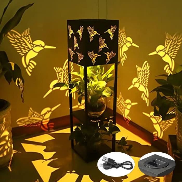 Comius Sharp 2 Pièces Lanterne Solaire Exterieur, Fée De Papillon Dans Un Bocal, Lampe De Jardin Solaire LED Étanche à Suspendre, Étanche IP55, Pour Jardin, Intérieur Et Extérieur Décoration (Couleur