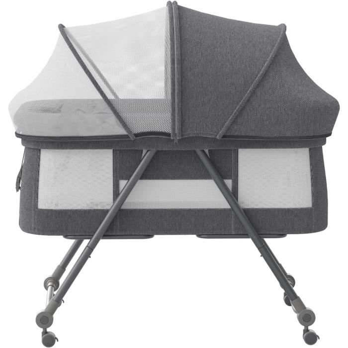 Lit D'avion Gonflable Pour Bébé - Pliable, Léger, Avec Côtés Hauts Et Barrière De Sécurité Pour Voyage