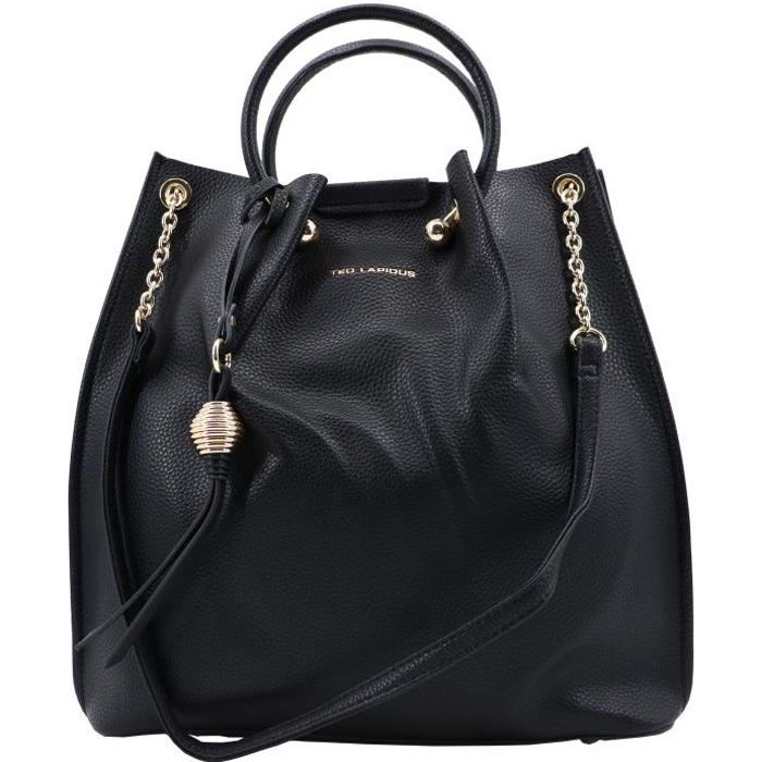 Sac main femme 2 en 1 Ted Lapidus Gretel 8921 Synth tique Noir