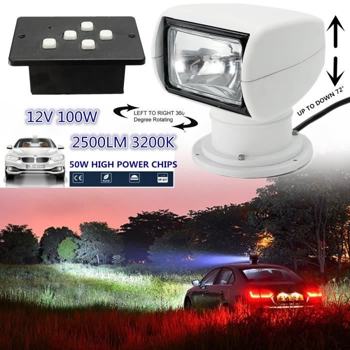 Boot Spotlights, Marine Zoeklicht, Afstandsbediening Spotlight Voor