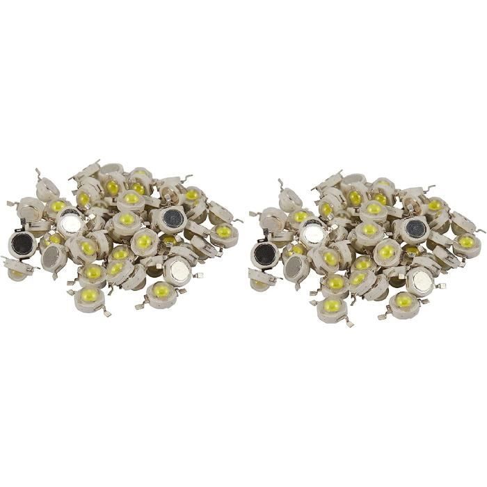 Lot De Perles LED Haute Puissance 1W/3W - Différentes Couleurs, Pour DIY Et Réparation, Neuf