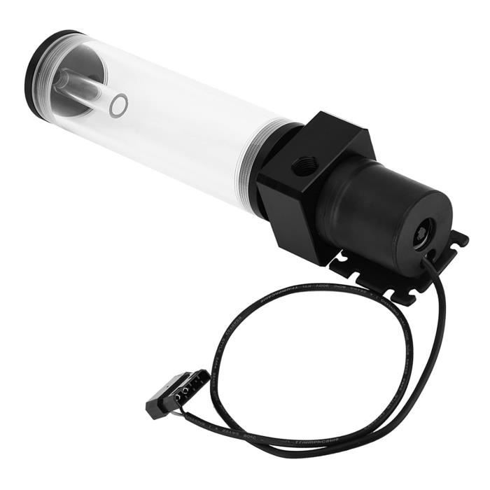Réservoir/pompe Pour Watercooling DIY - Acrylique 210 Mm - Débit 800L/h - 12V - Filetage G1/4 - Bewinner