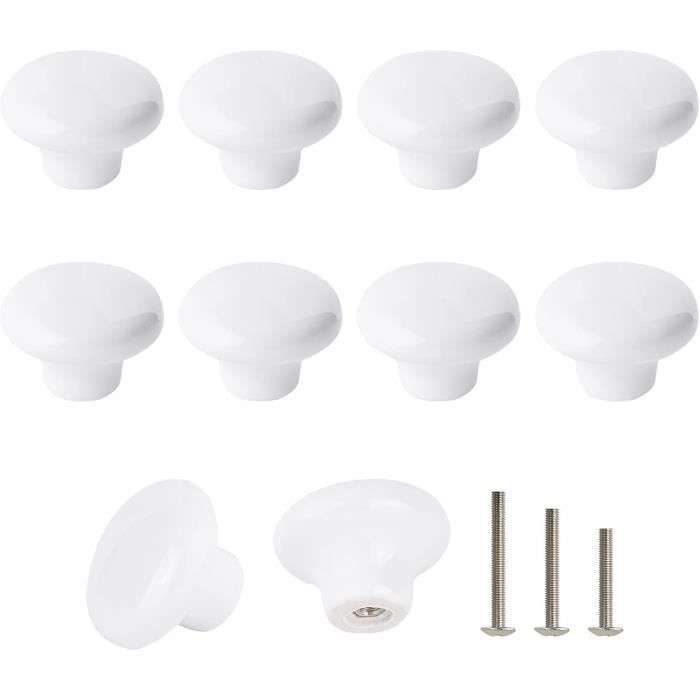 Bouton De Dealer En Céramique Blanche Pour Jeux De Poker – Accessoire De Table Pour Tournois Et Soirées Entre Amis