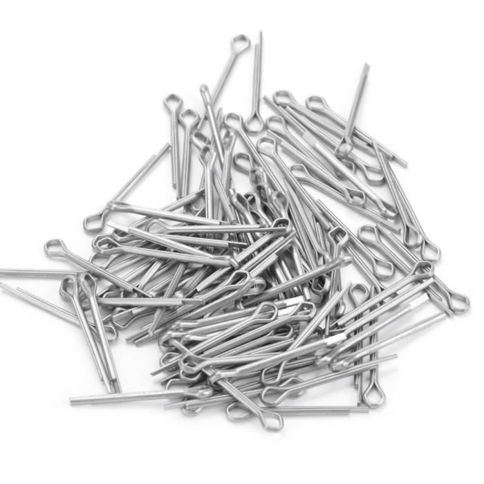 Goupilles Fendues En Inox A2 - Lot De 30 - Dimensions 2,5 X 23 Mm