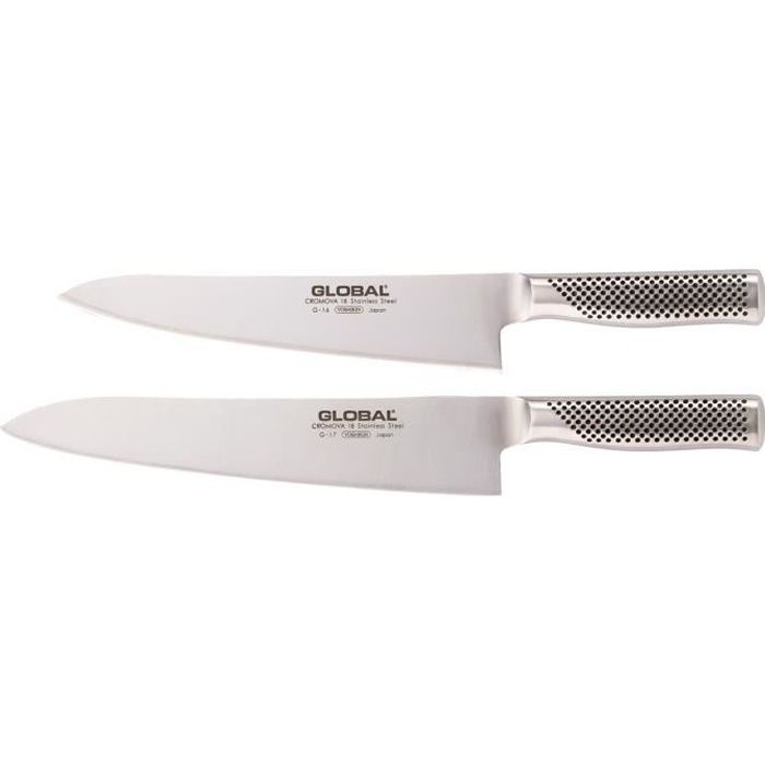 Couteau De Cuisine Professionnel G16 Marque Global L 240 Mm Achat Vente Couteau De Cuisine Couteau De Cuisine Professi Cdiscount