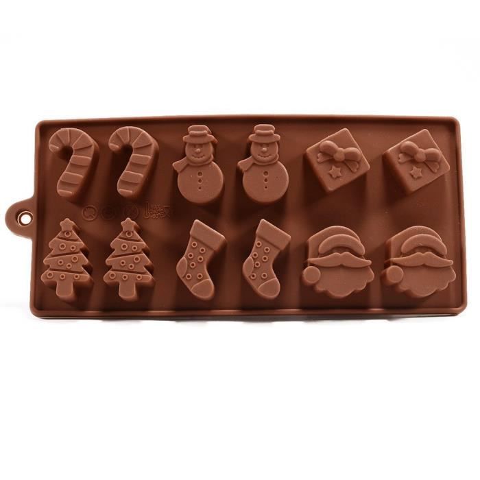 Moule A Gateau Sapin De Noel Bonhomme De Neige Pere Noel Gateau Au Chocolat Jelly Ice Silicone Moule A Gateau Cdiscount Maison