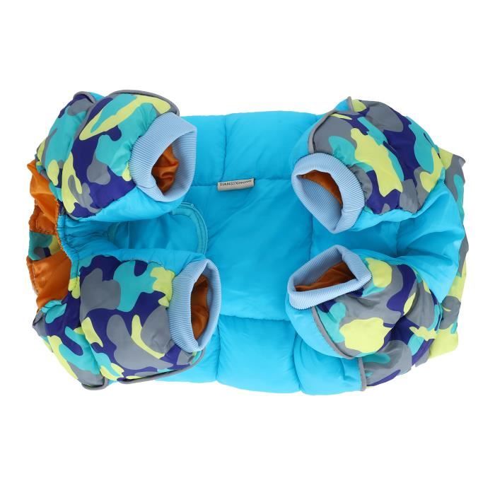 Comparer les prix de Vvikizy Vêtements pour chiens de compagnie Vêtements de Chiens de Compagnie Combinaisons Chaudes d'Hiver Manteau animalerie jupe