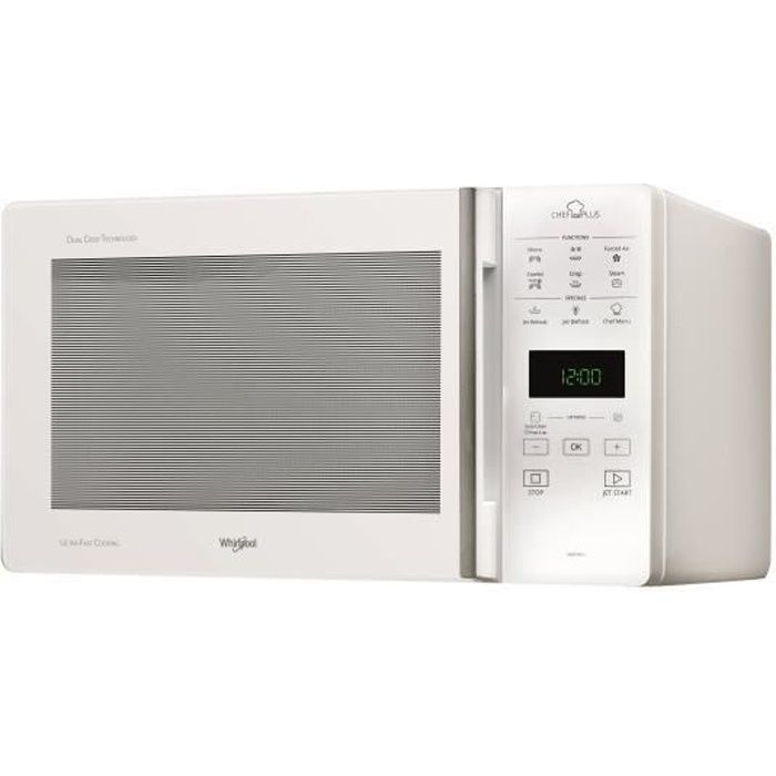 WHIRLPOOL Micro ondes combiné 25 +gril MCP3491WH - vue 2