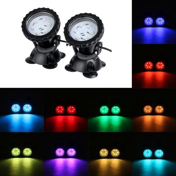 Lampe De Piscine à LED, Lumière De Piscine 15W LED RGB Lumière De