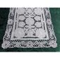 NAPPERON CHEMIN RICHELIEU ROYAL SUR LIN RECTANGULAIRE BLANC 37cm x 82 ANNABELLE