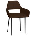 Moderne- Lot de 6 Chaise de salle à manger Fauteuils de cuisine contemporain 54 x 52,5 x 79,5 cm (l x P x H)chaises de salon - -1