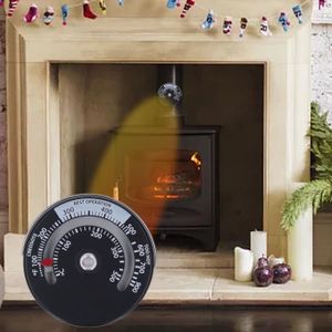 Thermomètre magnétique pour poêle à bois, indicateur de température  alimenté par la chaleur pour la combustion des bûches F1FB - AliExpress