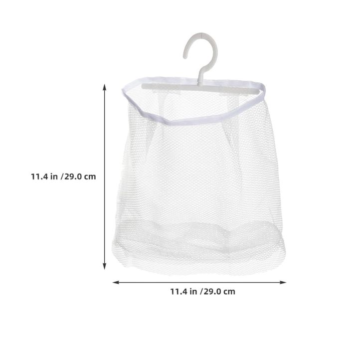 AiQInu Panier Pince à Linge Noir Anti-Poussière Avec Mousqueton - Rangement Pour 200 Épingles, Organisateur Suspendu Intérieur & Extérieur