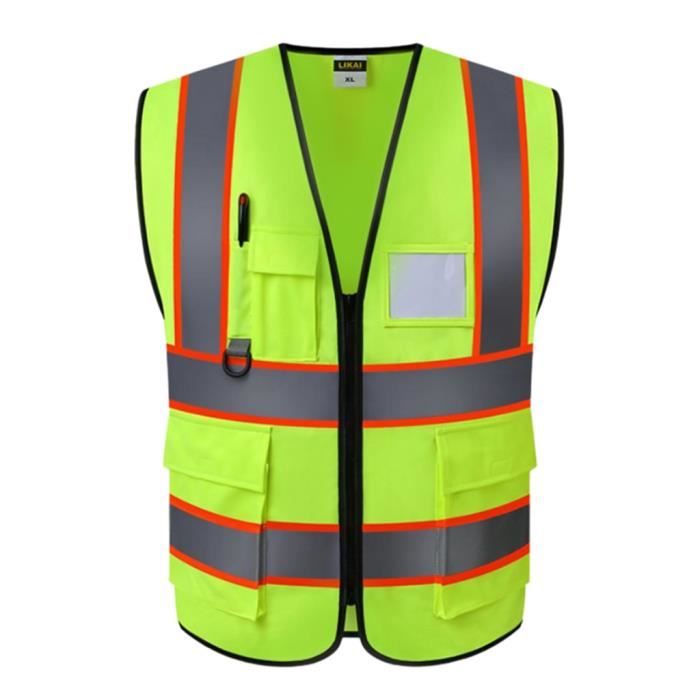 Gilet de sécurité jaune top