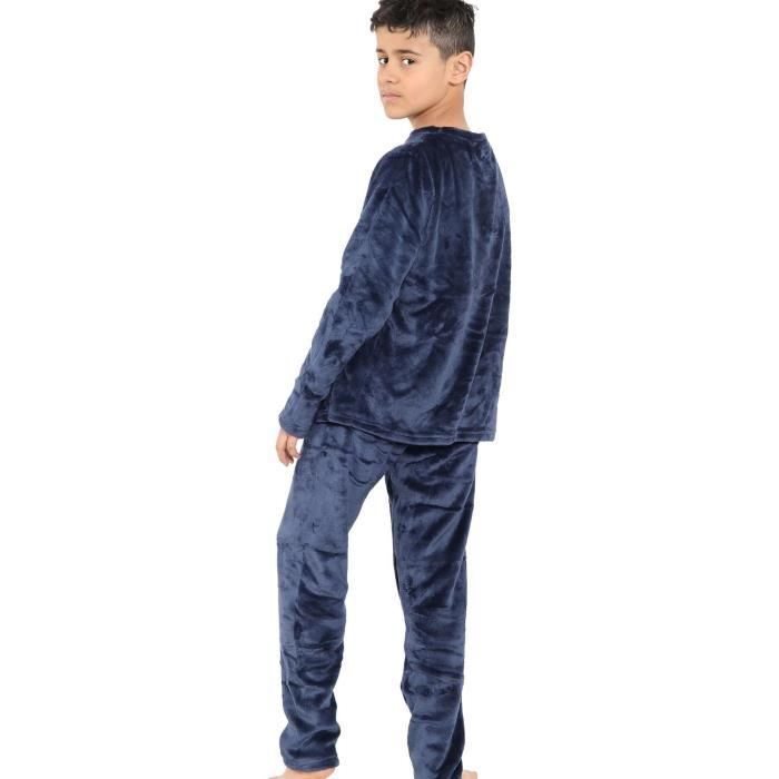 A2Z 4 Kids Kinderen Warm Fleece Twosie Capuchon Pyjama