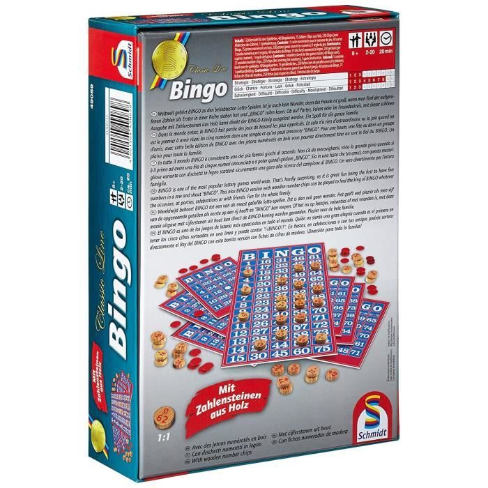Bingo - Jeux de Société - SCHMIDT SPIELE - Amusez-vous en famille ou