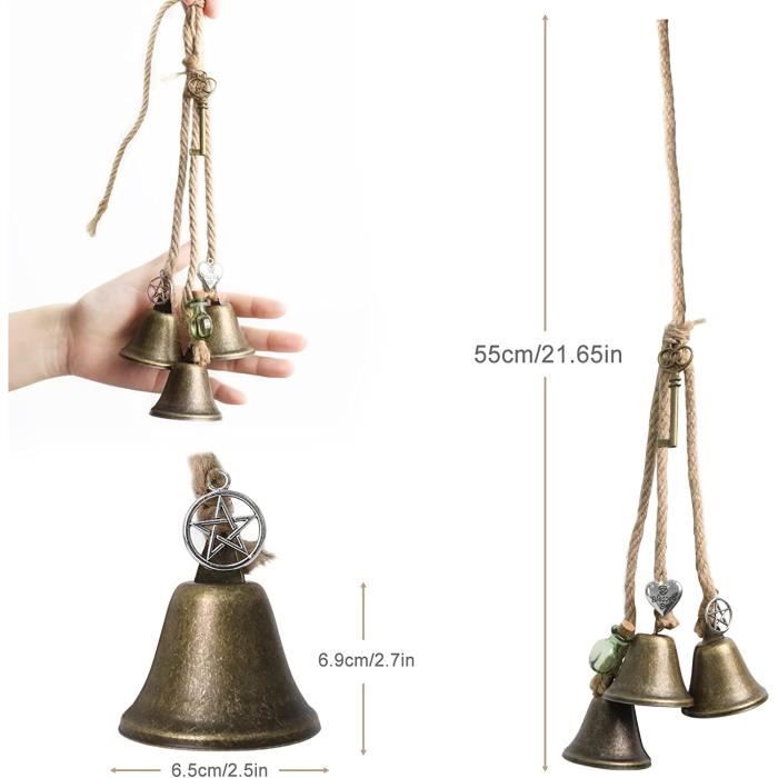 Cloche de sorcière Carillon à Vent en métal Carillons éoliens
