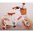 Vélo pour enfants Volare Excellent - Filles - 12 pouces - Blanc - Frein à main et frein à rétropédalage-2