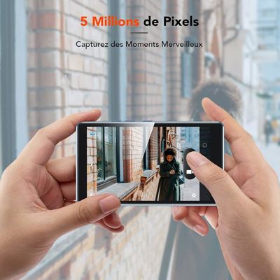 Lecteur MP4 AGPTEK Android 8.1 - Écran Tactile 4", Bluetooth, WiFi, Appareil Photo 5MP, 16Go