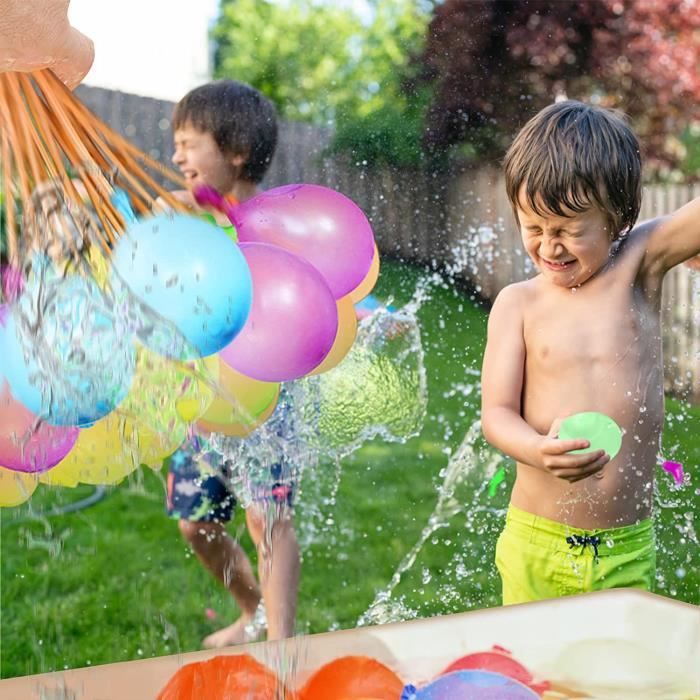 30 Ballons D'Eau Réutilisables En Silicone + Sac Filet - Fermeture Automatique, Remplissage Rapide, Jeu D'Été