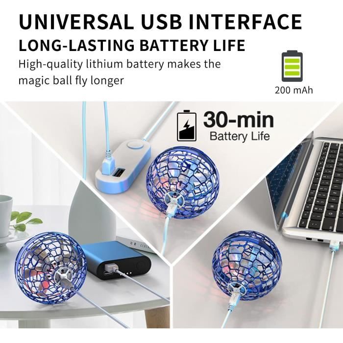 Acheter Balle à Disque Plat UFO Volant Sans Lumière LED, Balle Magique, Jouet Pour Enfants, Jeu De Plage Et De Jardin En Plein Air, Balles De Sport Pour Enfants