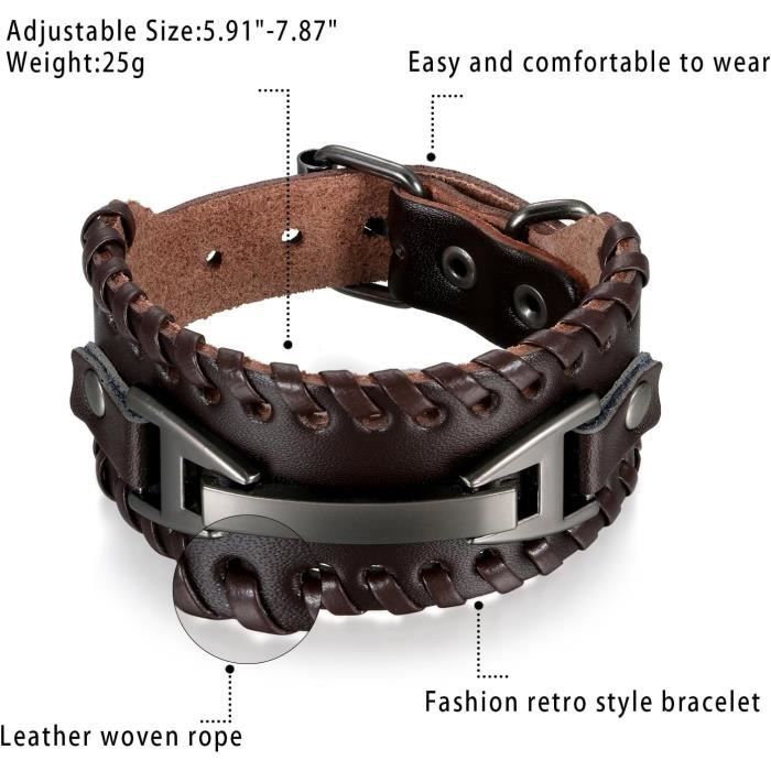 Montre homme shop bracelet large