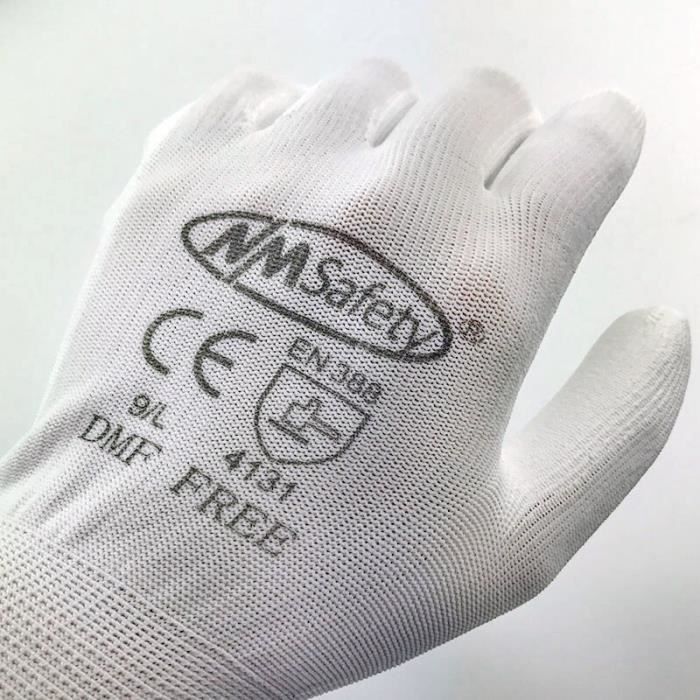 Taille L PU1350DMF GR Gants de travail de m canicien de