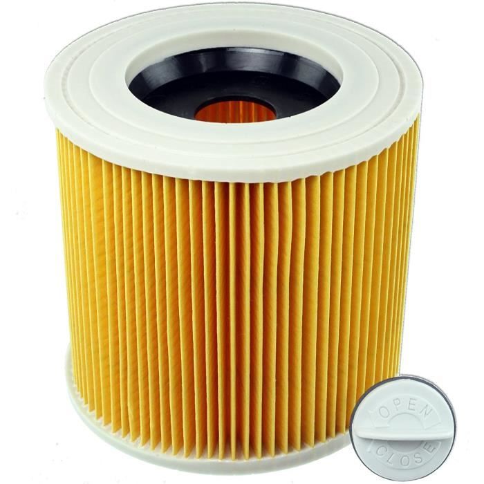 Cartouche de filtre pour aspirateur Karcher WD Wwiches, série WD3