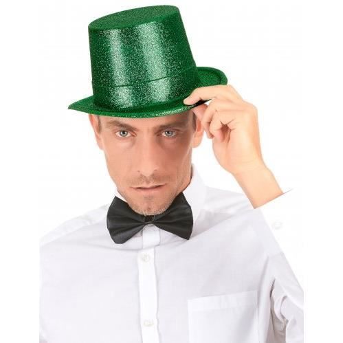 Chapeau haut de forme plastique pailleté vert adulte - GENERIQUE -  Accessoire de déguisement - Cdiscount Jeux - Jouets