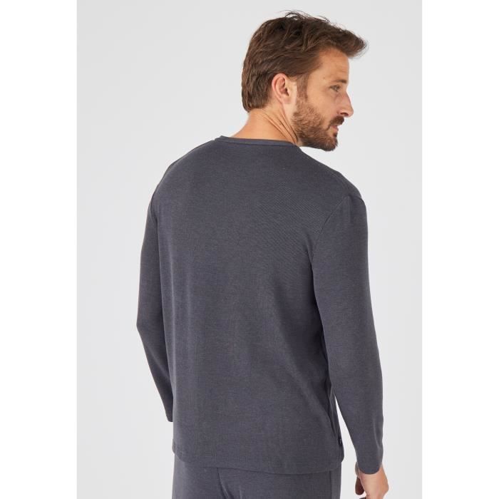 Chemise Thermolactyl Baudoin Damart Le Slip Francais x Damart Gris chine Gris chine Cdiscount Pret a Porter