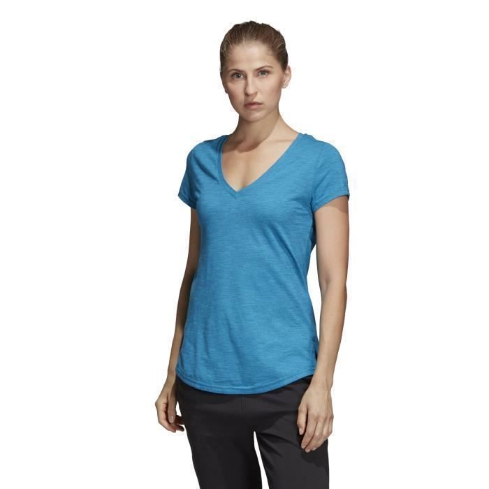 T-shirt col clearance v adidas
