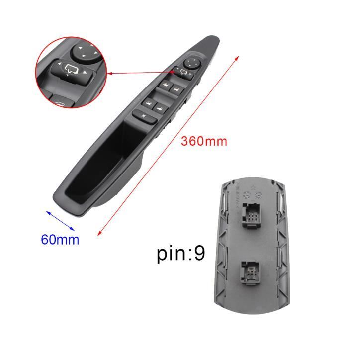 Interrupteur bouton de lève-vitre pour CitroËn C4
