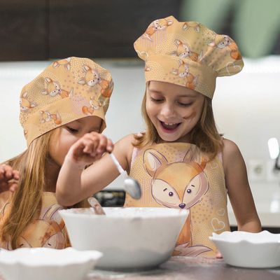 Tablier Et Toque Pour Enfants - Beige Clair/ours - Home All | H&M FR