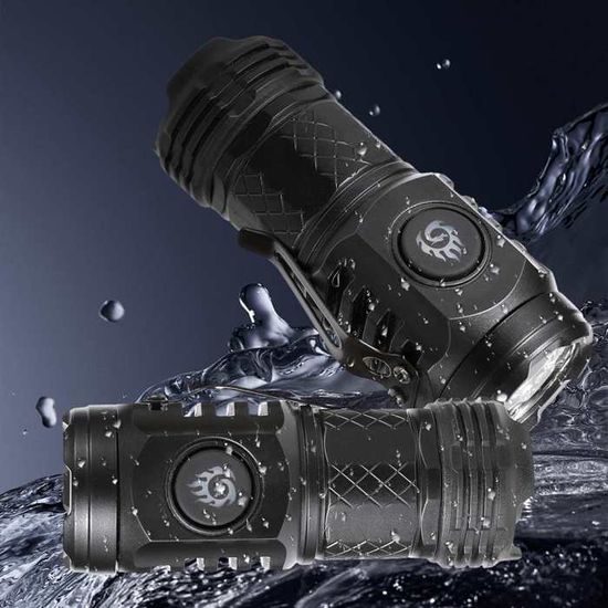 Lampe De Poche LED Rechargeable, Mini Lampe De Poche Portable Zoomable Lampe De Camping Haute Luminosite Avec 3 Modes Eclairage 97797836