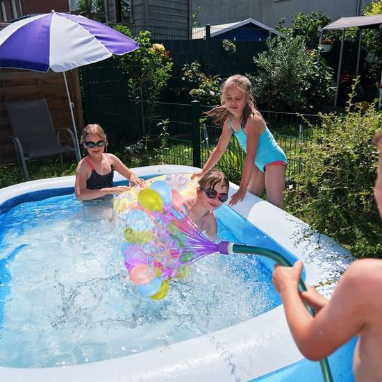 1100 Pcs Ballons d'Eau, Remplissage Auto-Scellant, Plaisir Estival Instantané en Plein Air, Jeu de Fête à la Piscine, Compétition d'Eau, Facile à Utiliser, Écologique, Activité de Mise en Forme