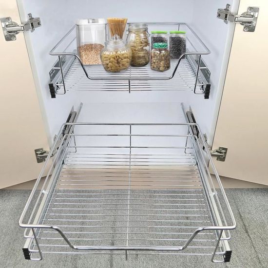 Tiroir Coulissant Extensible Pour Placard – 43x20x7 Cm, Glissement Fluide Et Silencieux - 7
