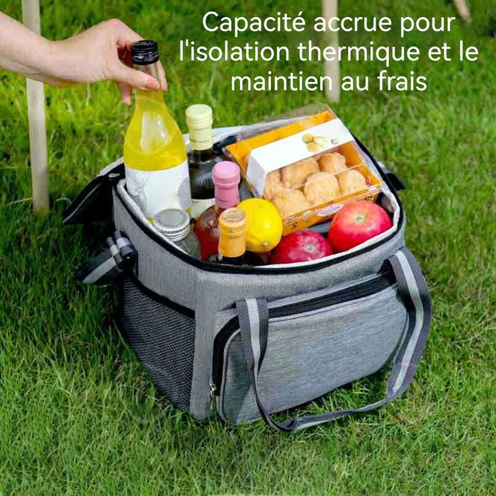 COM-FOUR® sac isotherme avec élément de refroidissement - glacière COM-FOUR® sac isotherme avec élément de refroidissement - glacière