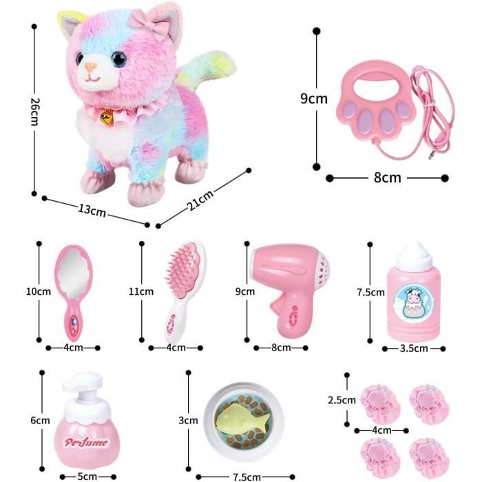 Chat en peluche interactif hotsell