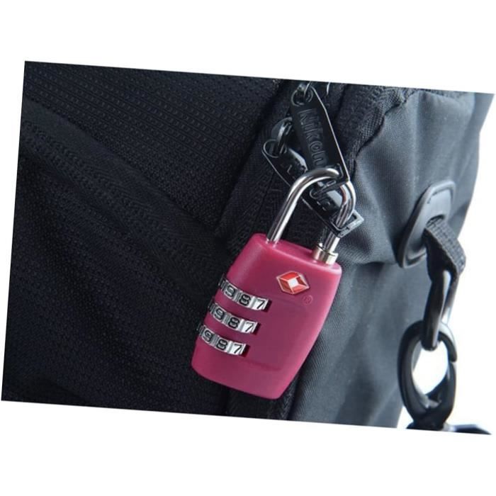 SharkByte Cadenas TSA Pour Valises – Cadenas De Sécurité De Voyage à Combinaison à 4 Chiffres, Câble