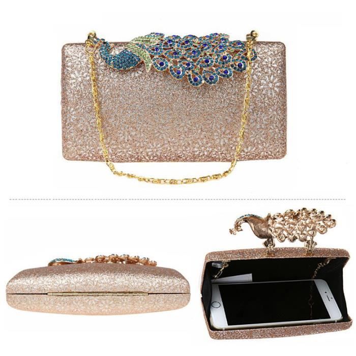 Femmes Sac Main Sac Pochette de Mariage Sacs Soir e Partie