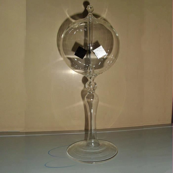 Radiomètre De Crookes Solaire En Verre Borosilicate – Moulin à Vent Lumineux Décoratif Et Scientifique