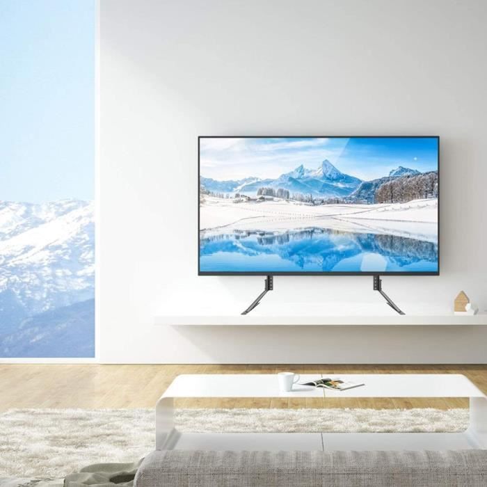 North Bayou Support Mural TV Orientable pour écrans 32-55 Pouces LED LCD Support  TV avec VESA Max de 400x400mm Capacité Max de 31,8 kg : : High-Tech