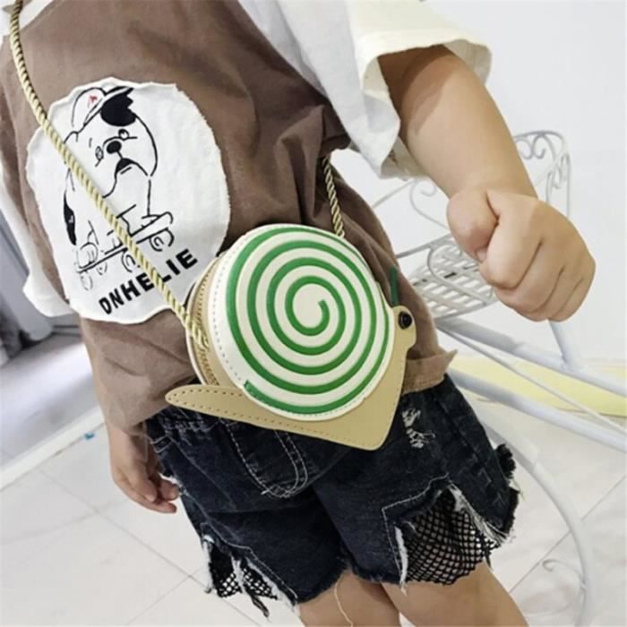 Sac bandouli re Dessin anim mignon coccinelle abeille escargot