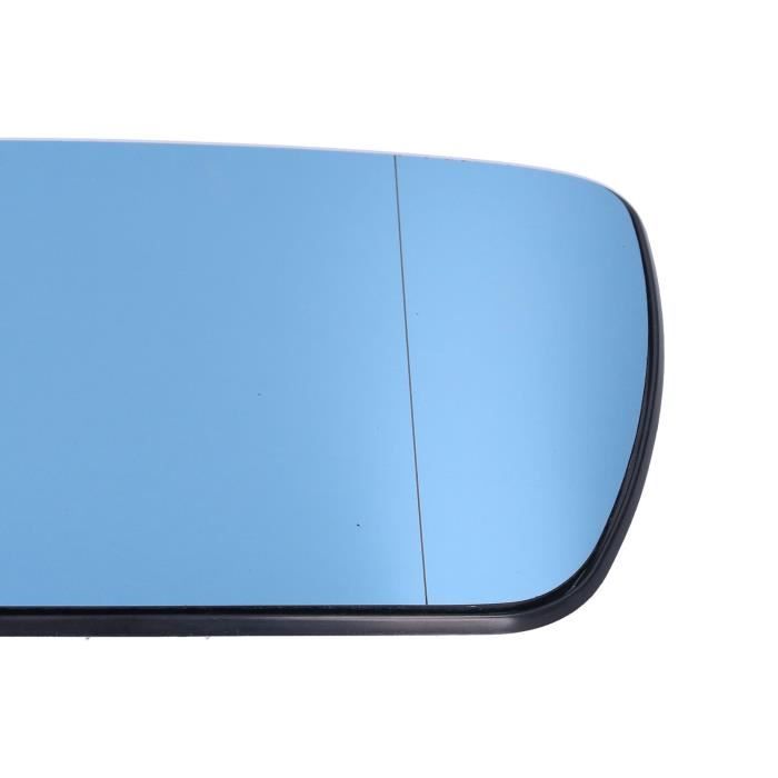 Rétroviseurs,Miroir chauffant avant gauche droite, aile en verre blanc  bleu, côté passager pour BMW E81 E87 E82 E88 - Type White R - Cdiscount Auto