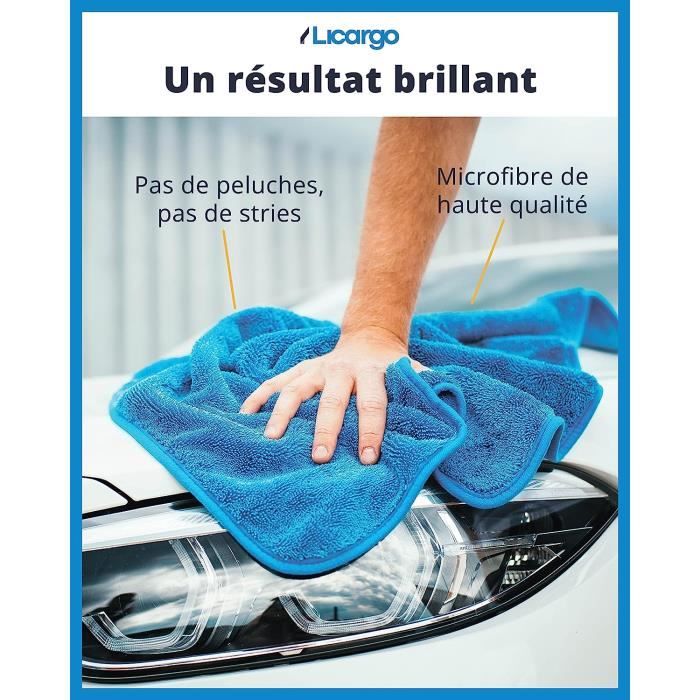 Chiffon de lavage de voiture bleu à séchage rapide, Microfibre, lingettes  de nettoyage, détail de voiture, grand chiffon doux, chiffon de sol,  plumeau - AliExpress