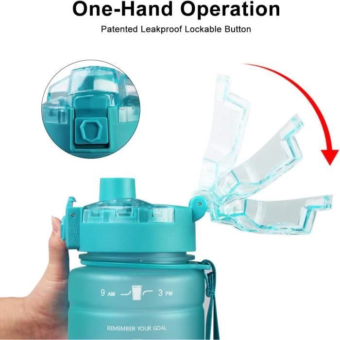 Serviette Rafraîchissante Pour Bouteille – Clip Gym Sport été, 15x20 Cm, Bleue, Plastique