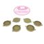 10 supports connecteurs cabochons 18mm bronze Neuf