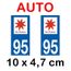 Oise Paire Sticker Hauts-de-France 60